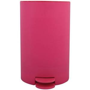 MSV kleine badkamer|toilet pedaalemmer - fuchsia roze - 3L - 15 x 27cm