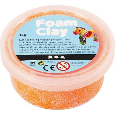 Foam Clay Neon Oranje 35 gram