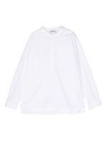 DONDUP KIDS chemise en coton à manches longues - Blanc