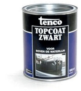 tenco topcoat teervrij zwart 2.5 ltr