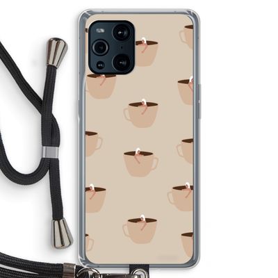 Morning coffee: Oppo Find X3 Transparant Hoesje met koord