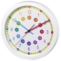 Hama wandklok voor kinderen easy learning diameter 30 cm geluidsarm