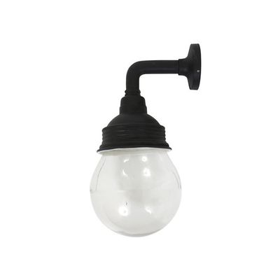 Messing Wandlamp Vasco Antiek Zwart