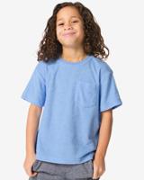 HEMA Kinder T-shirt Badstof Blauw (blauw) - thumbnail