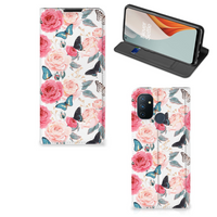 OnePlus Nord N100 Smart Cover Butterfly Roses - thumbnail