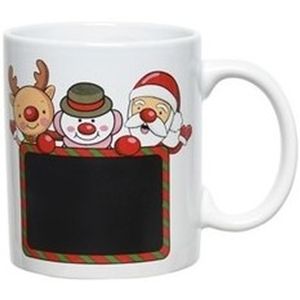 Kerst beker/mok 300 ml rendier/sneeuwpop/kerstman