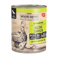 WIEJSKA ZAGRODA Duck with pear - natvoer voor honden - 800g
