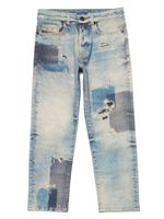 Diesel Kids jean 2010-J à détails effilochés - Bleu