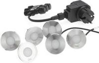 Oase LunAqua Terra LED Set 6 - RVS Tuinspot 6x, IP68 Waterdicht, 3000K - Duurzame Buitenverlichting