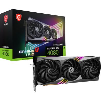 GeForce RTX 4080 16GB GAMING X TRIO Grafische kaart