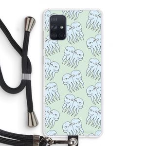 Octopussen: Samsung Galaxy A71 Transparant Hoesje met koord