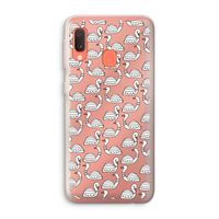 Zwanen: Samsung Galaxy A20e Transparant Hoesje