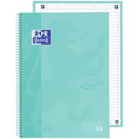 Notitieboek Oxford Touch Europeanbook A4+ 4-gaats lijn 80vel pastel mint