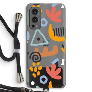 Abstract: OnePlus Nord 2 5G Transparant Hoesje met koord