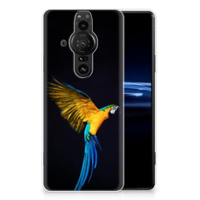 Sony Xperia Pro-I | TPU Hoesje | Papegaai