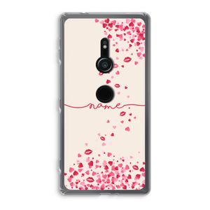Hartjes en kusjes: Sony Xperia XZ2 Transparant Hoesje