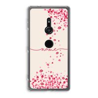 Hartjes en kusjes: Sony Xperia XZ2 Transparant Hoesje