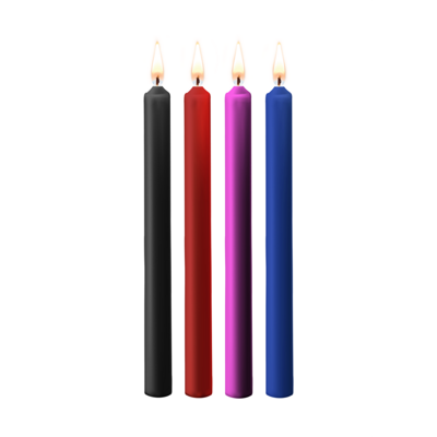 Ouch! by Shots Teasing Wax Kaarsen - 4 Stuks - Groot - Multicolor