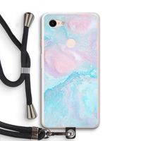 Fantasie pastel: Pixel 3 XL Transparant Hoesje met koord