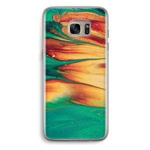 Green Inferno: Samsung Galaxy S7 Edge Transparant Hoesje