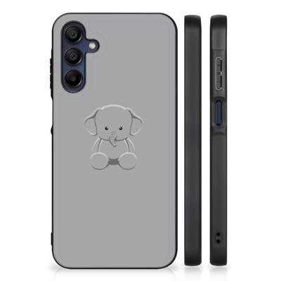 Samsung Galaxy A15 Hoesje Grijs Baby Olifant