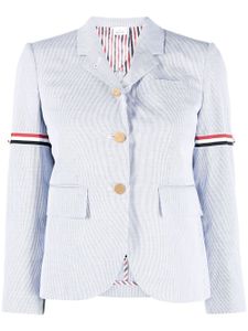 Thom Browne blazer à simple boutonnage - Bleu