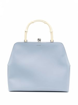 Jil Sander sac à main Goji carré - Bleu