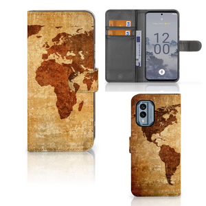 Nokia X30 Flip Cover Wereldkaart