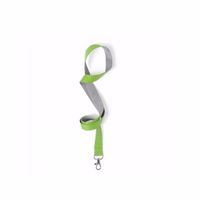 10 groene lanyards gemaakt van polyester 50 x 2 cm