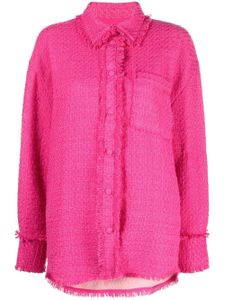 MSGM chemise à bords francs - Rose