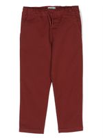 Kenzo Kids pantalon chino à logo brodé - Rouge