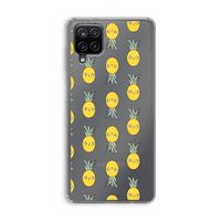 Ananas: Samsung Galaxy A12 Transparant Hoesje