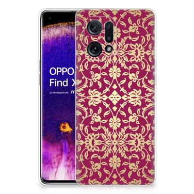 Siliconen Hoesje OPPO Find X5 Barok Pink
