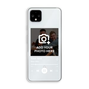 Music Player: Pixel 4 XL Transparant Hoesje