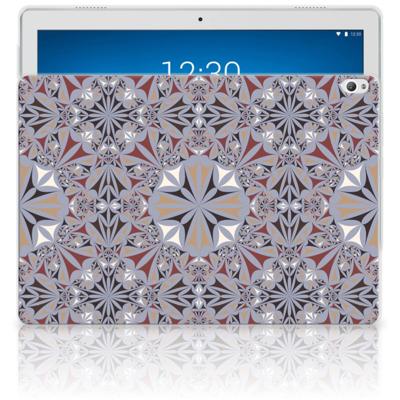 Lenovo Tab P10 Tablet Back Cover Flower Tiles