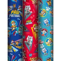 Inpakpapier/cadeaupapier - 6x rollen - feest/verjaardag - 200 x 70 cm - papier - Paw Patrol thema - thumbnail