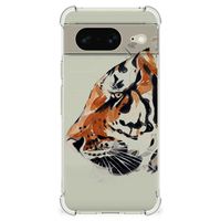 Back Cover Google Pixel 8 Watercolor Tiger - thumbnail