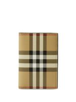 Burberry portefeuille pliant à motif Vintage Check - Tons neutres