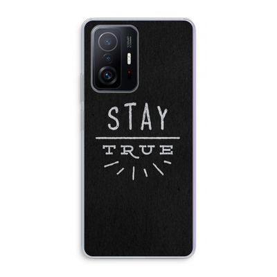 Stay true: Xiaomi 11T Transparant Hoesje