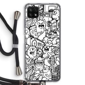 Vexx City #2: Samsung Galaxy A22 5G Transparant Hoesje met koord