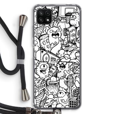 Vexx City #2: Samsung Galaxy A22 5G Transparant Hoesje met koord