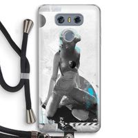 I will not feel a thing: LG G6 Transparant Hoesje met koord