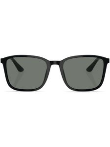 Giorgio Armani lunettes de soleil à monture carrée - Noir