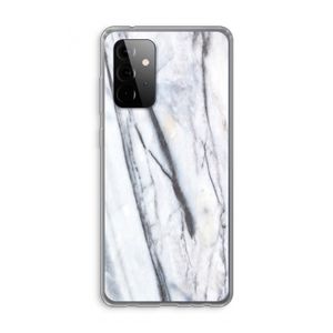 Gestreepte marmer: Samsung Galaxy A72 Transparant Hoesje