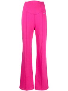 Chiara Ferragni pantalon évasé à taille haute - Rose