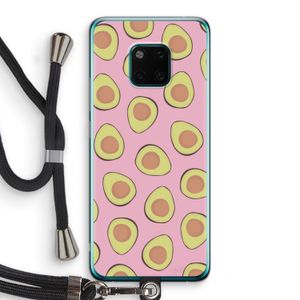 Dancing avocados: Huawei Mate 20 Pro Transparant Hoesje met koord