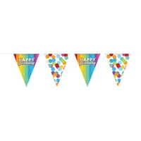 Vlaggenlijn Happy Birthday Rainbow (6m) - thumbnail