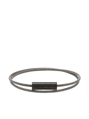 Le Gramme bracelet 7g à fini brossé - Noir