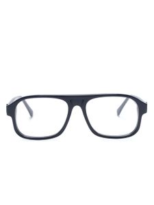 Moncler Eyewear lunettes de vue ML5198 001 à monture carrée - Bleu