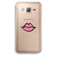 Kusje: Samsung Galaxy J3 (2016) Transparant Hoesje